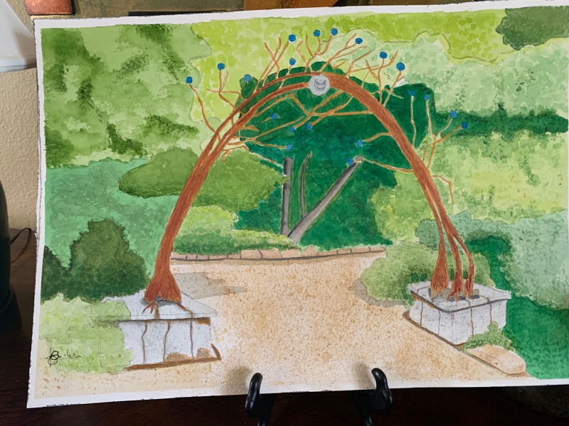 The Zilker Welcome Arch by artist K June Baker